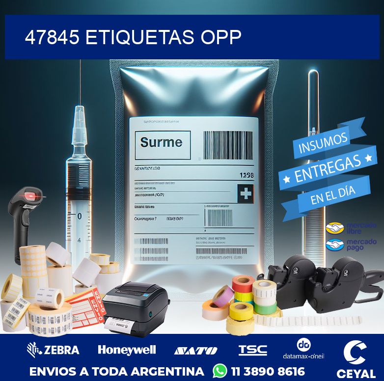 47845 ETIQUETAS OPP
