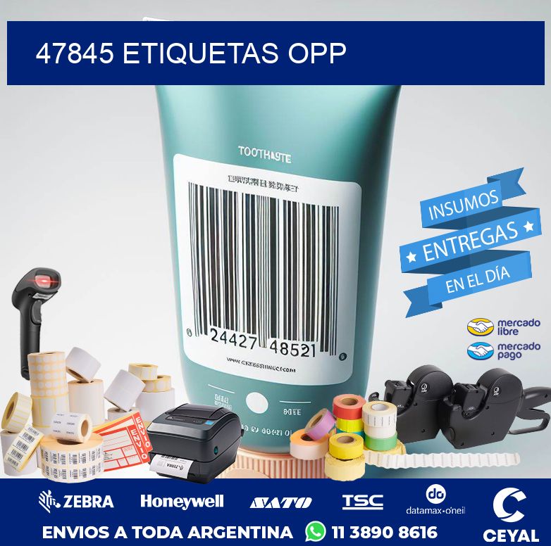 47845 ETIQUETAS OPP