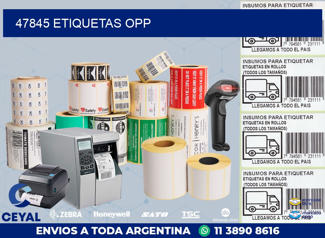 47845 ETIQUETAS OPP