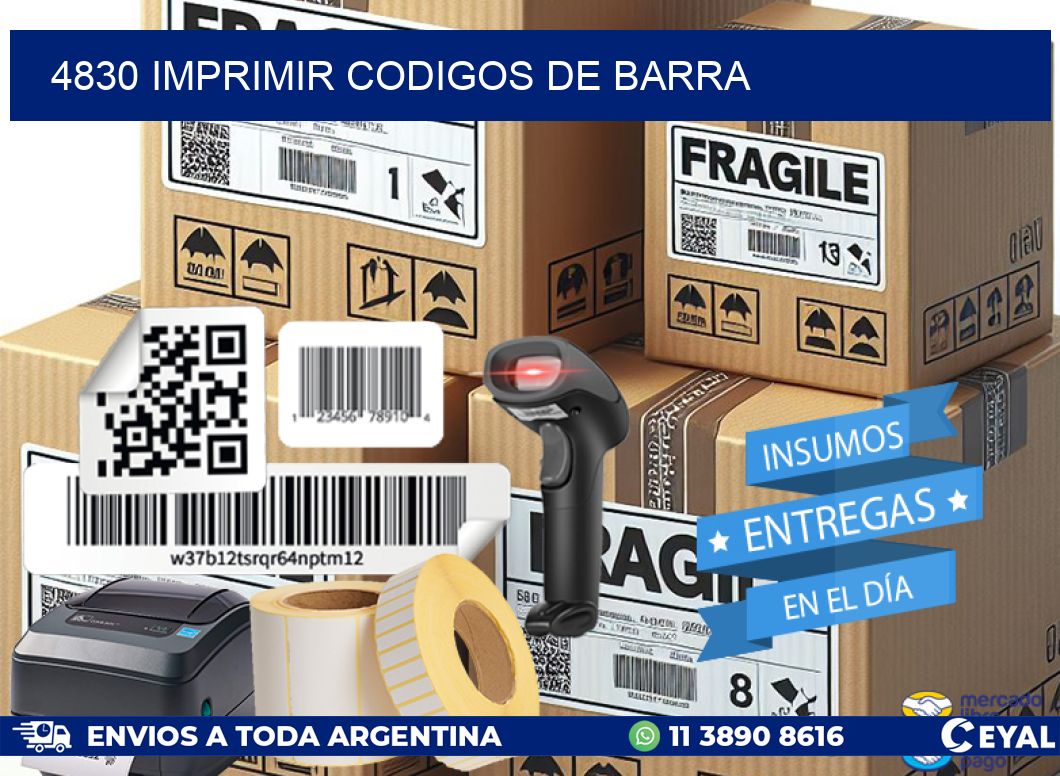 4830 imprimir codigos de barra