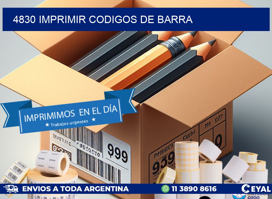 4830 imprimir codigos de barra