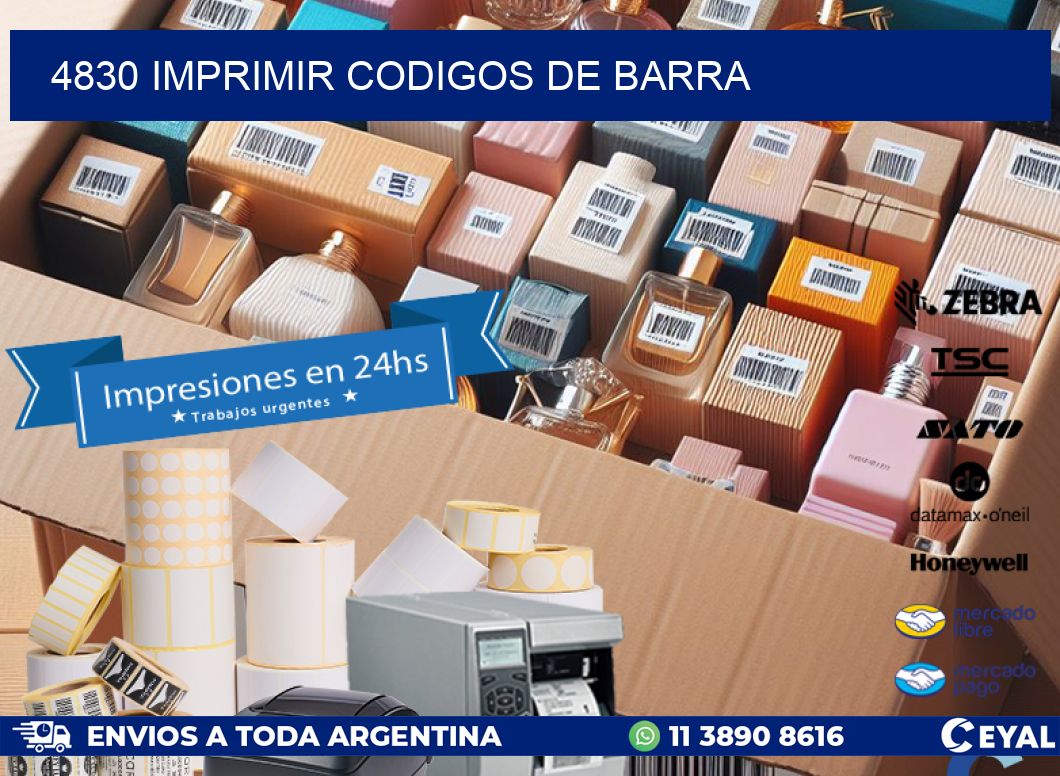 4830 imprimir codigos de barra