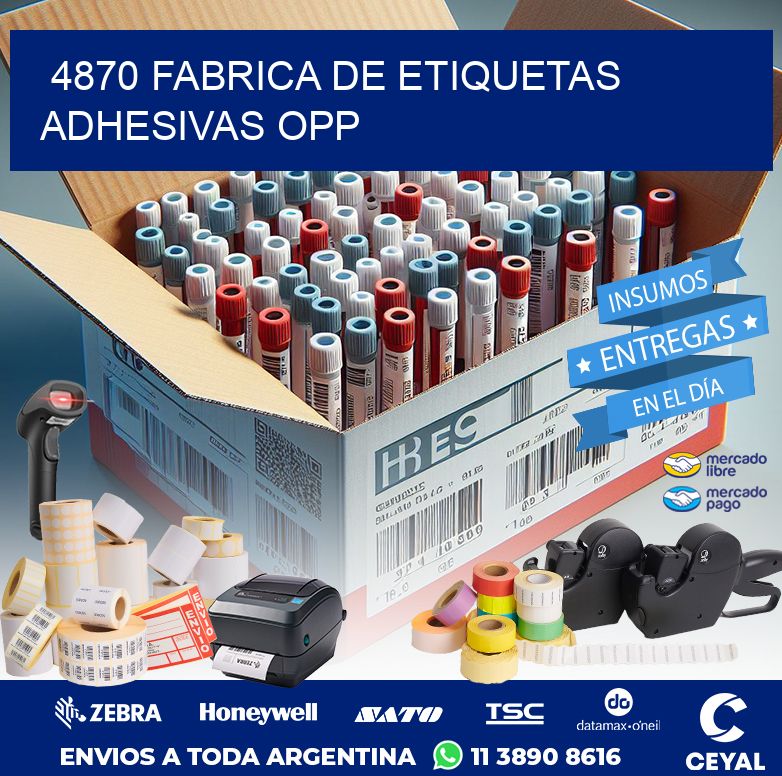 4870 FABRICA DE ETIQUETAS ADHESIVAS OPP