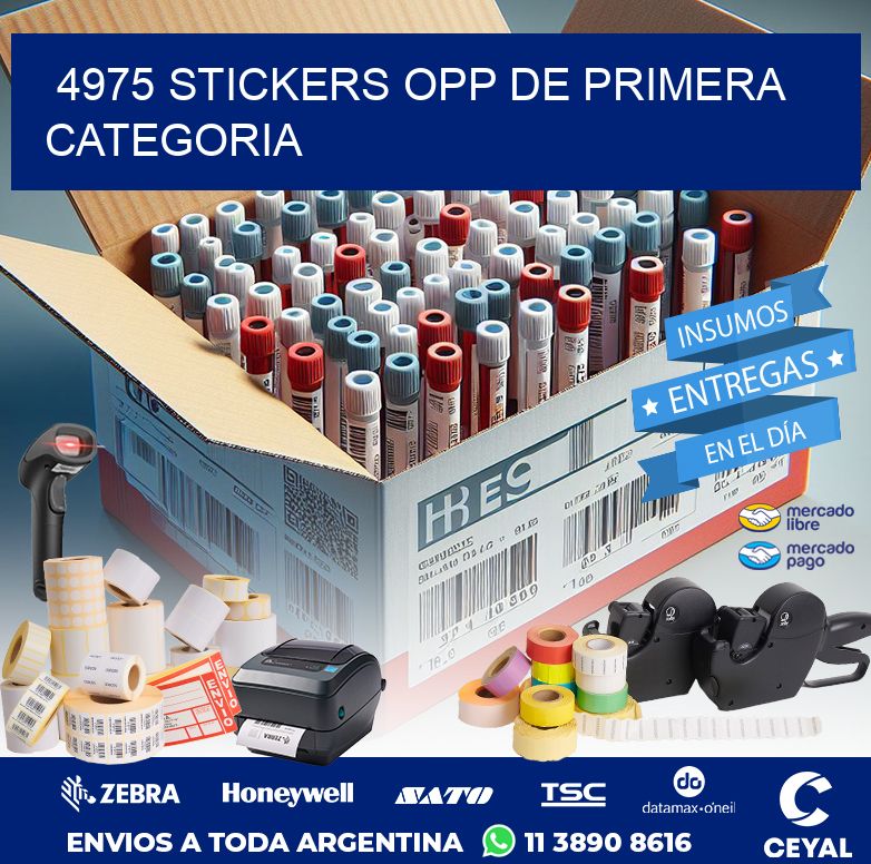 4975 STICKERS OPP DE PRIMERA CATEGORIA