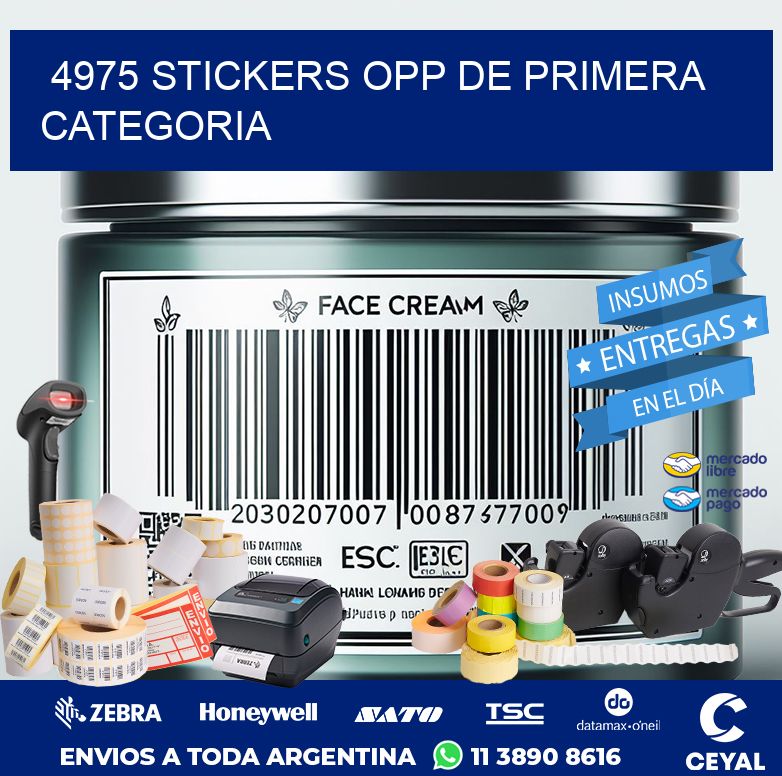4975 STICKERS OPP DE PRIMERA CATEGORIA