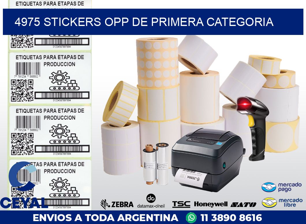 4975 STICKERS OPP DE PRIMERA CATEGORIA
