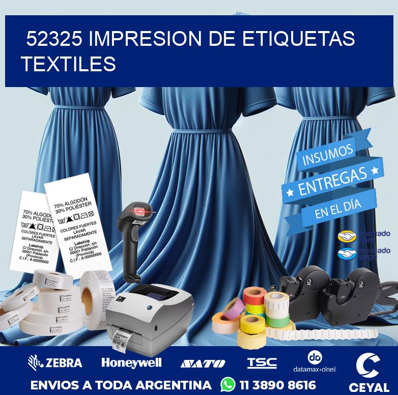 52325 IMPRESION DE ETIQUETAS TEXTILES