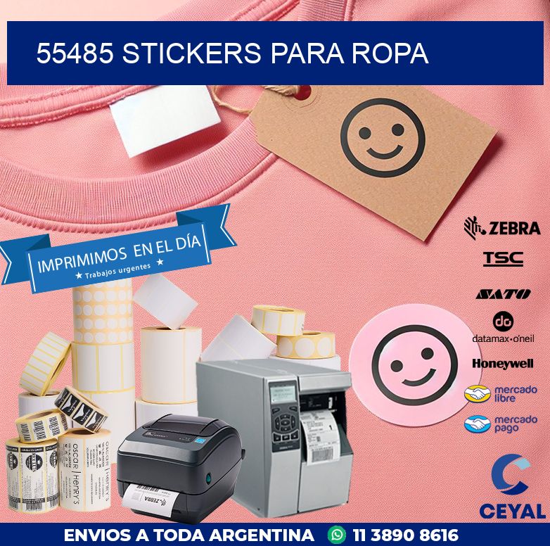 55485 STICKERS PARA ROPA