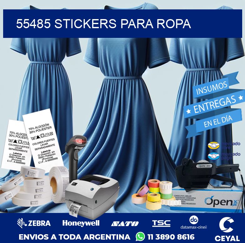 55485 STICKERS PARA ROPA