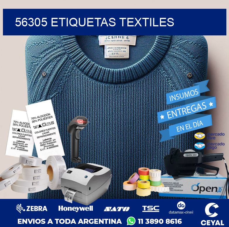 56305 ETIQUETAS TEXTILES