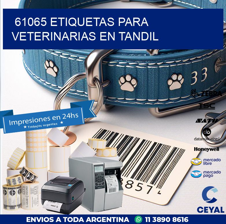 61065 ETIQUETAS PARA VETERINARIAS EN TANDIL