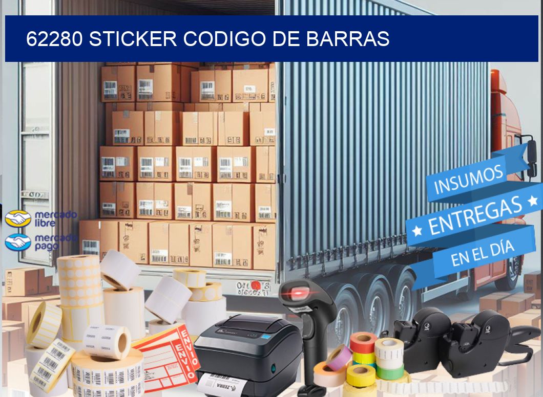 62280 STICKER CODIGO DE BARRAS