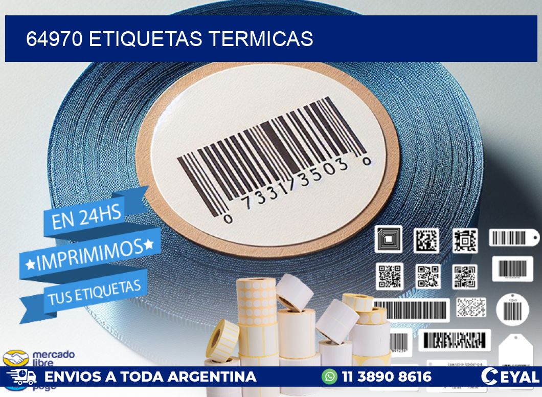 64970 ETIQUETAS TERMICAS