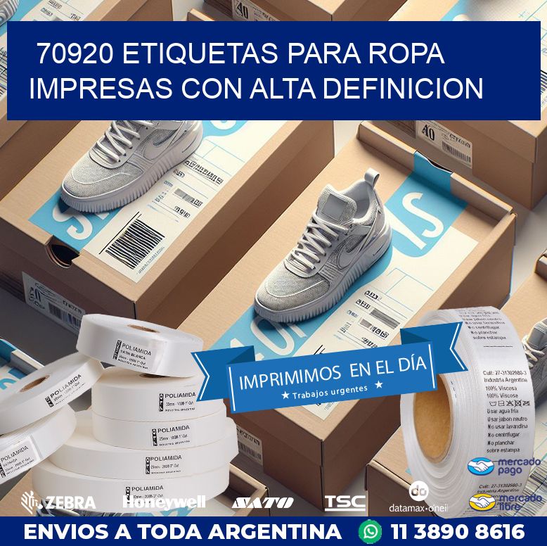 70920 ETIQUETAS PARA ROPA IMPRESAS CON ALTA DEFINICION