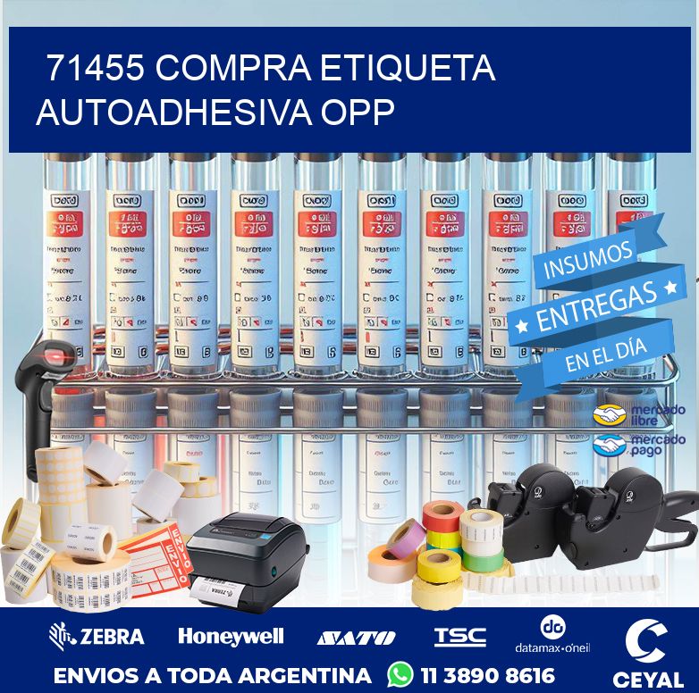 71455 COMPRA ETIQUETA AUTOADHESIVA OPP