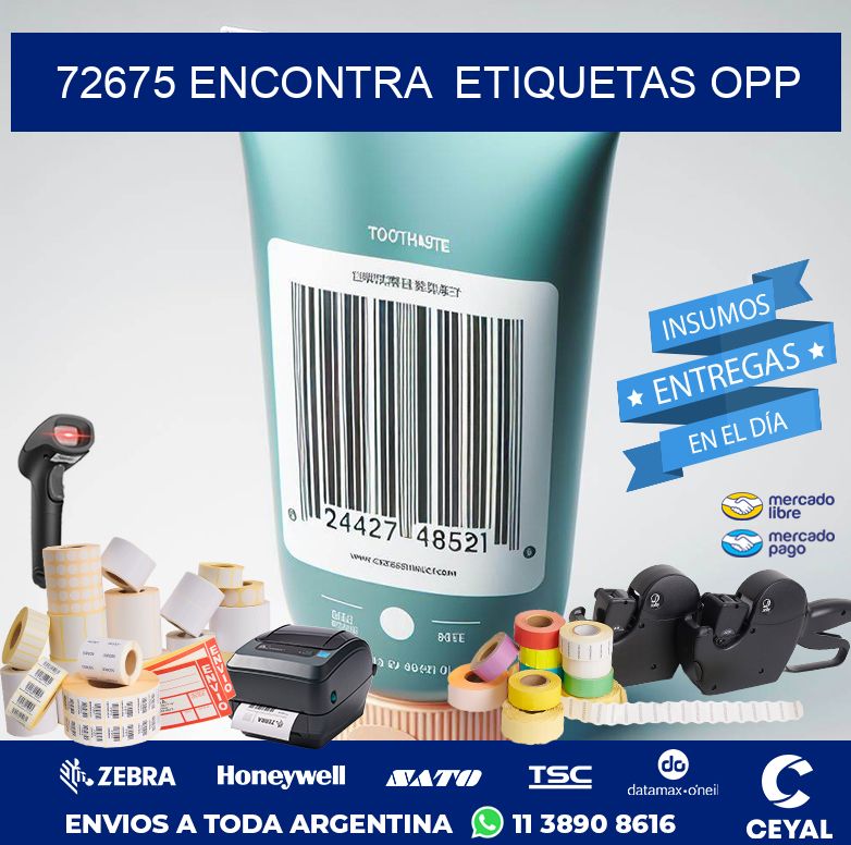 72675 ENCONTRA  ETIQUETAS OPP