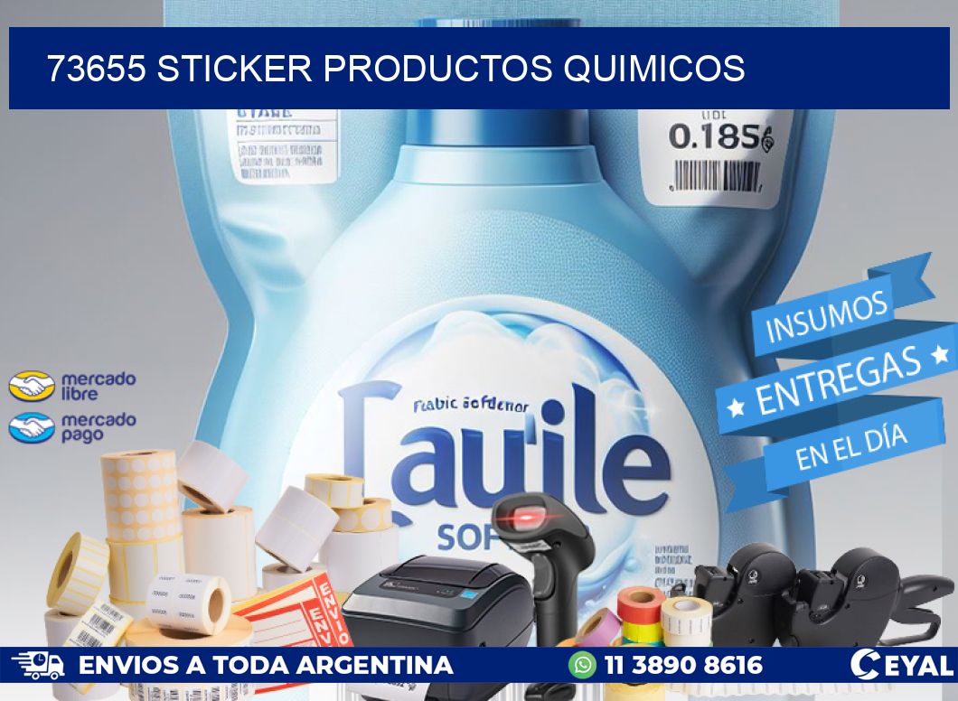73655 STICKER PRODUCTOS QUIMICOS