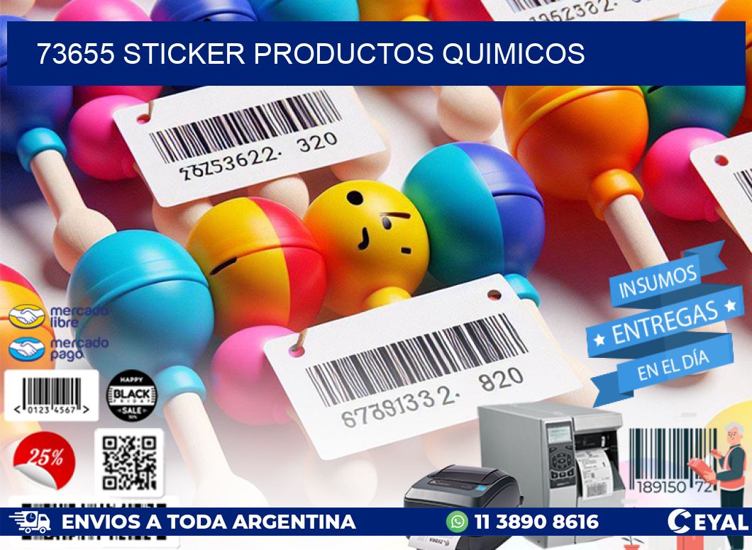73655 STICKER PRODUCTOS QUIMICOS