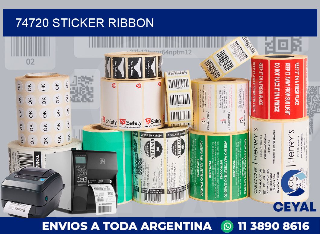 74720 sticker ribbon