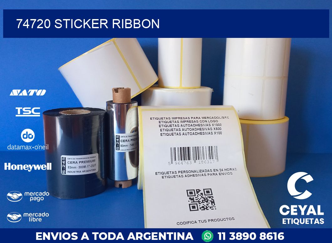 74720 sticker ribbon