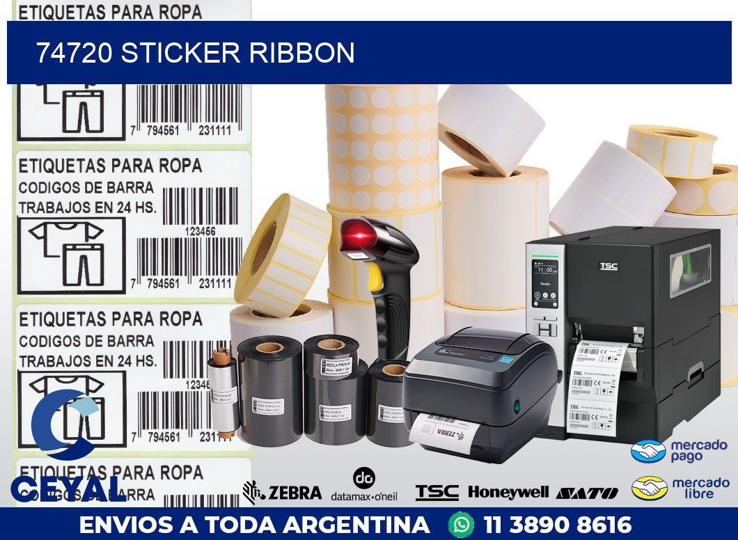 74720 sticker ribbon