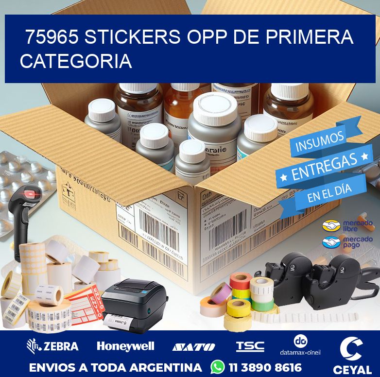 75965 STICKERS OPP DE PRIMERA CATEGORIA