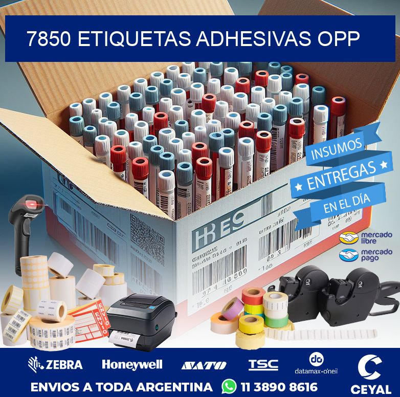 7850 ETIQUETAS ADHESIVAS OPP