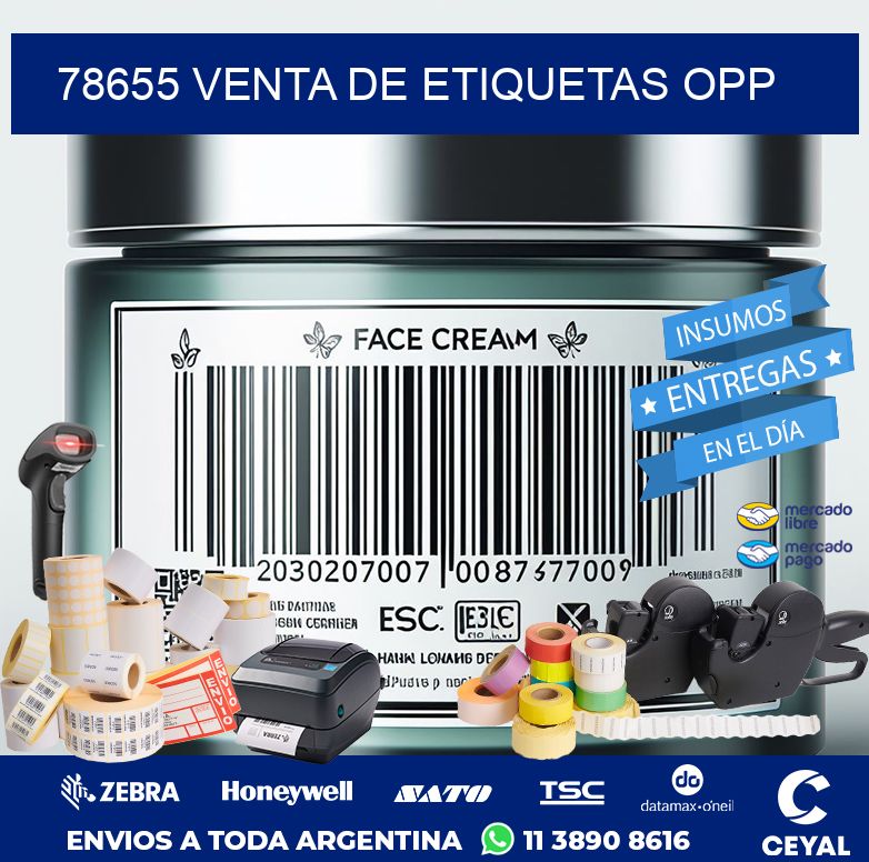 78655 VENTA DE ETIQUETAS OPP