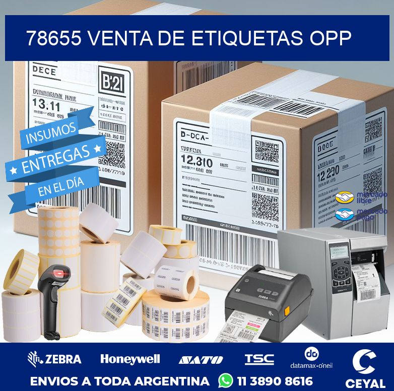 78655 VENTA DE ETIQUETAS OPP