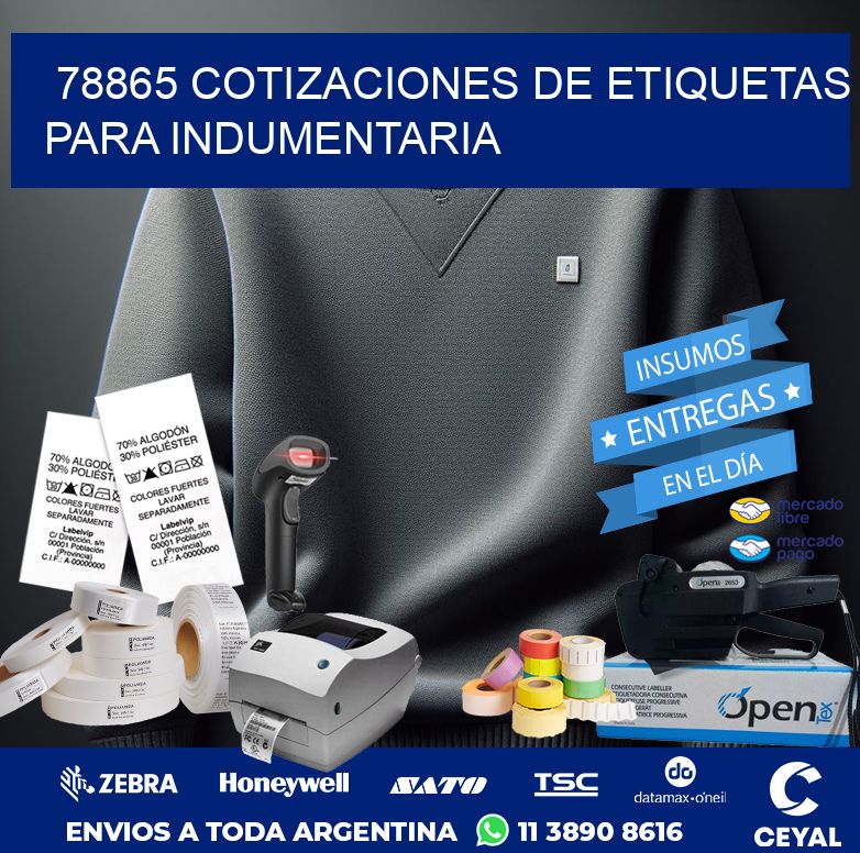 78865 COTIZACIONES DE ETIQUETAS PARA INDUMENTARIA