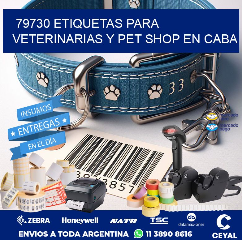79730 ETIQUETAS PARA VETERINARIAS Y PET SHOP EN CABA