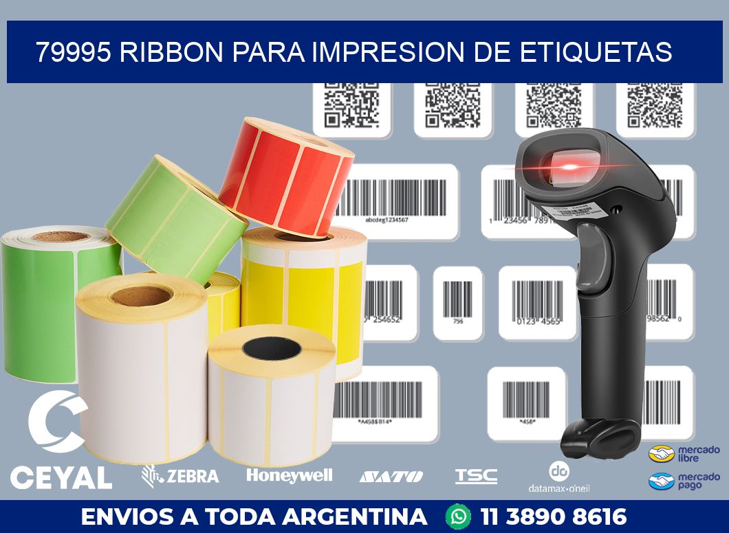 79995 RIBBON PARA IMPRESION DE ETIQUETAS