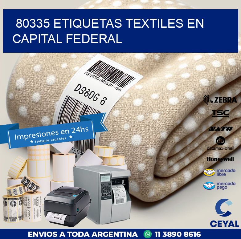 80335 ETIQUETAS TEXTILES EN CAPITAL FEDERAL