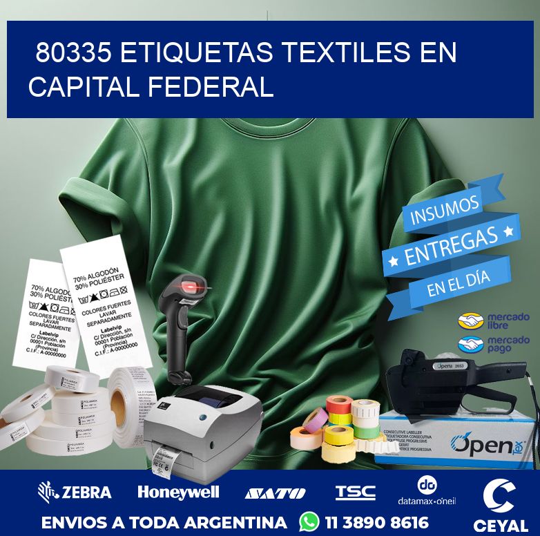 80335 ETIQUETAS TEXTILES EN CAPITAL FEDERAL