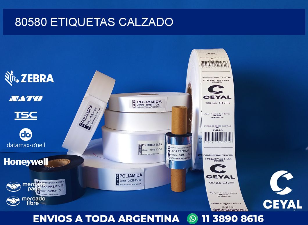 80580 ETIQUETAS CALZADO