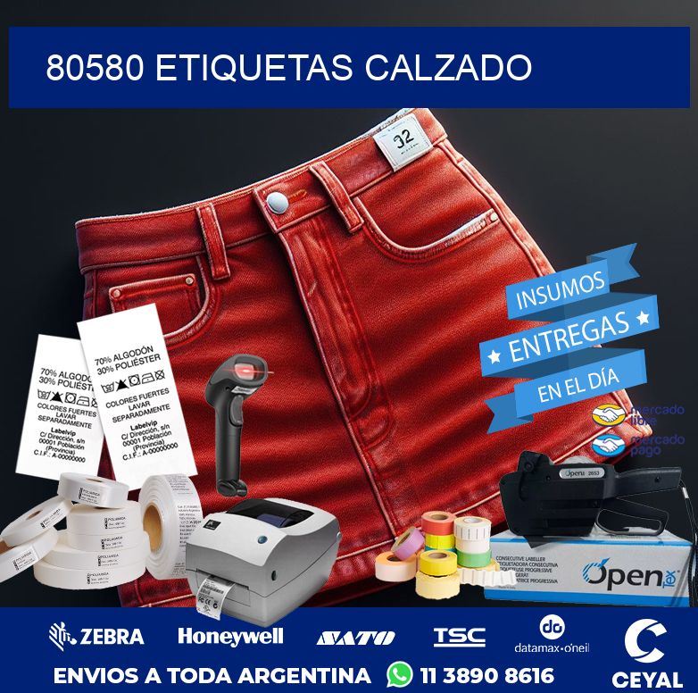 80580 ETIQUETAS CALZADO