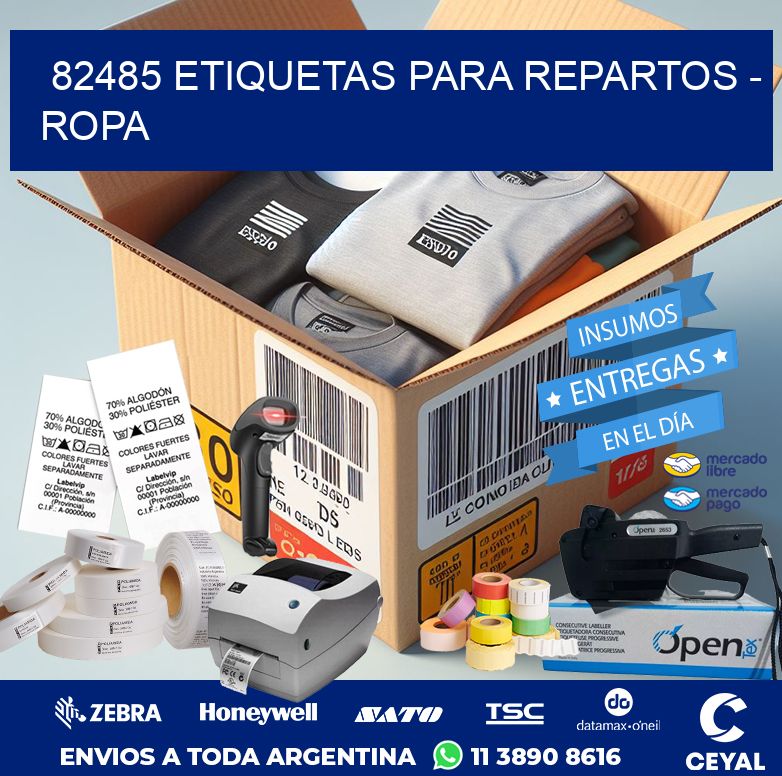 82485 ETIQUETAS PARA REPARTOS – ROPA
