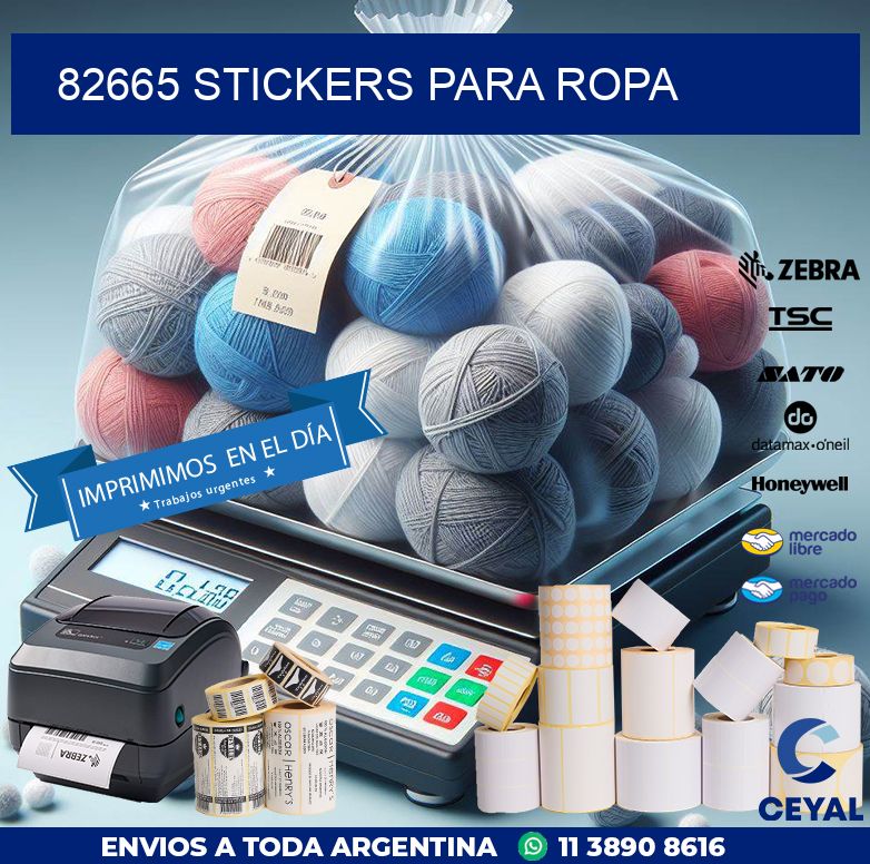 82665 STICKERS PARA ROPA
