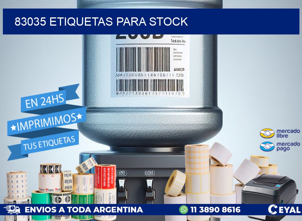 83035 ETIQUETAS PARA STOCK