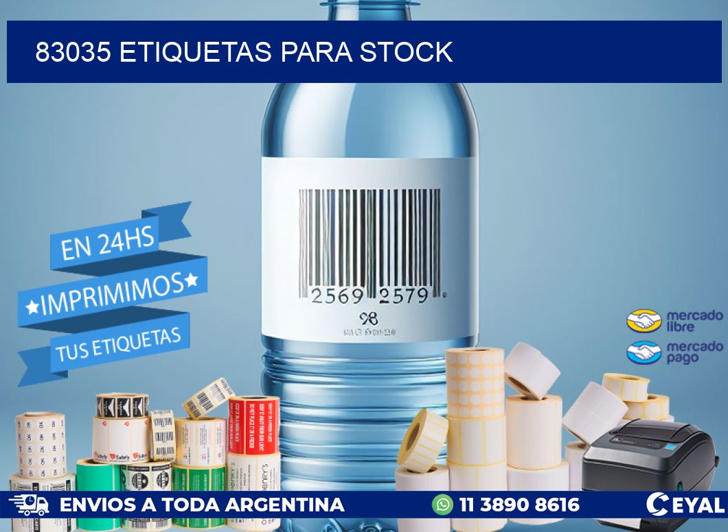 83035 ETIQUETAS PARA STOCK