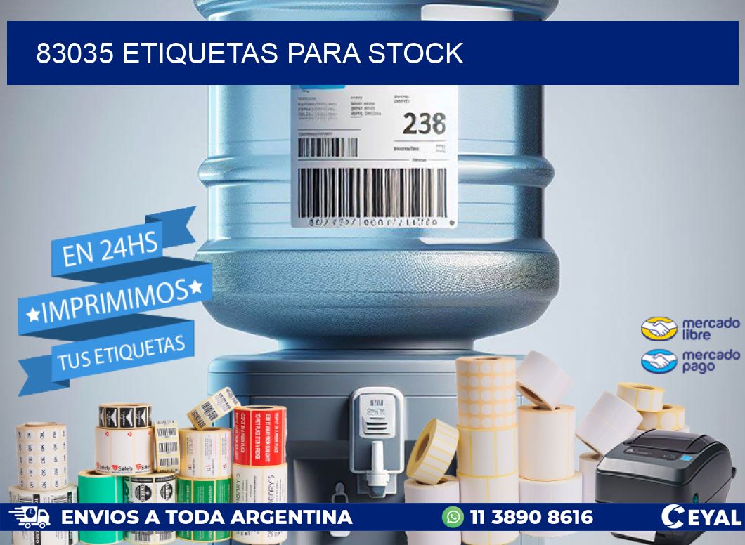 83035 ETIQUETAS PARA STOCK