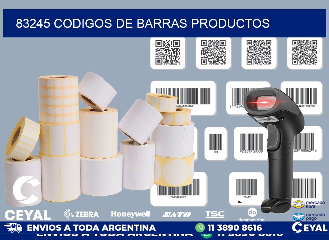 83245 codigos de barras productos