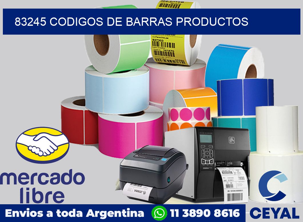 83245 codigos de barras productos