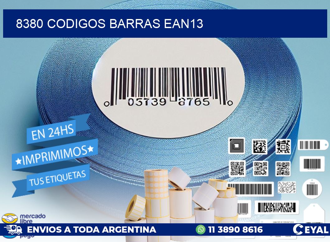 8380 CODIGOS BARRAS EAN13