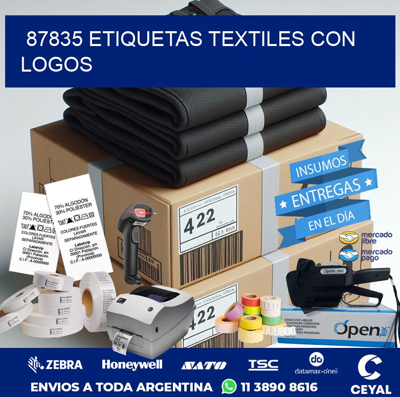 87835 ETIQUETAS TEXTILES CON LOGOS