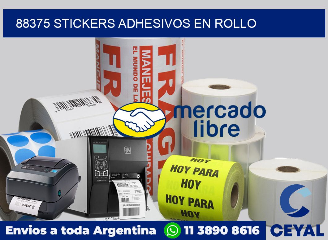 88375 STICKERS ADHESIVOS EN ROLLO
