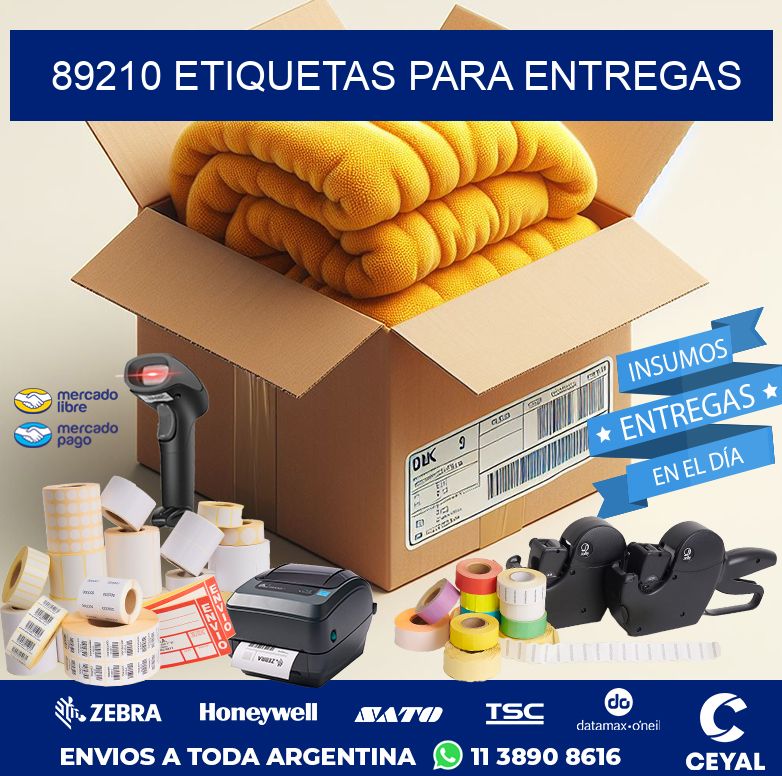 89210 ETIQUETAS PARA ENTREGAS