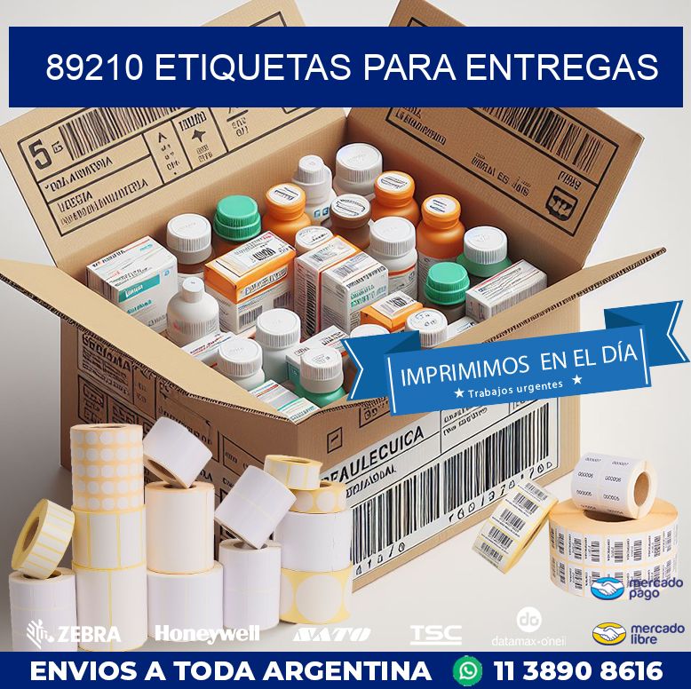 89210 ETIQUETAS PARA ENTREGAS