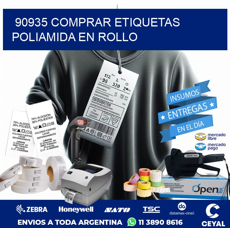 90935 COMPRAR ETIQUETAS POLIAMIDA EN ROLLO