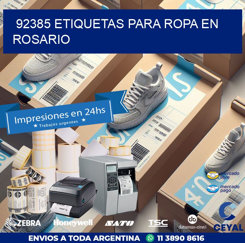 92385 ETIQUETAS PARA ROPA EN ROSARIO